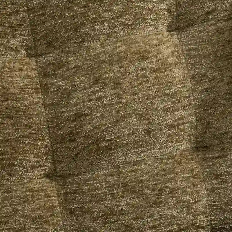 Fauteuil capitonné Olive Green 24.21 avec pieds en bois