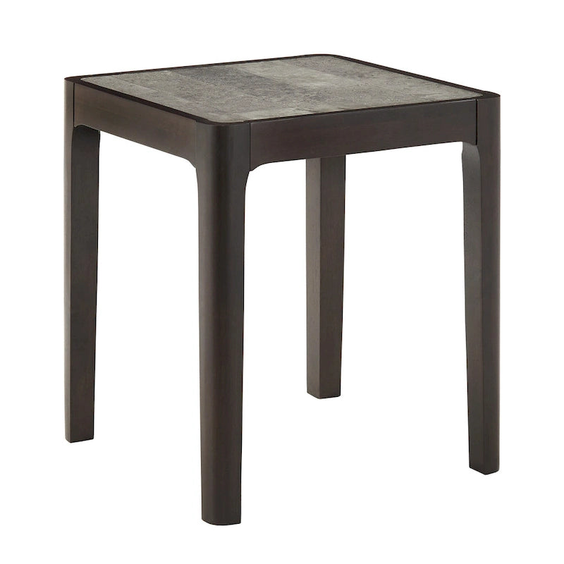 Table d'appoint avec plateau en faux marbre