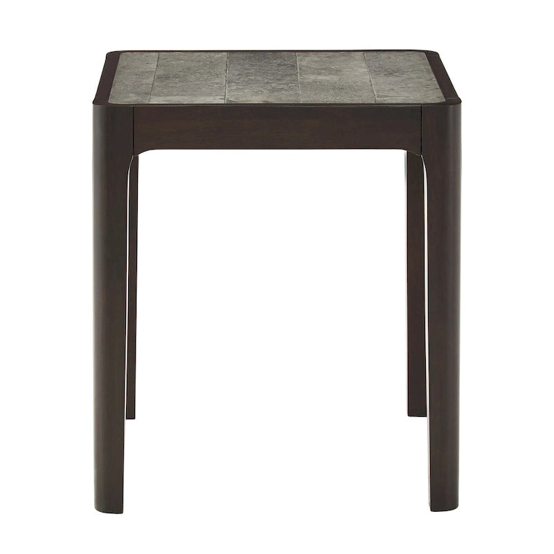 Table d'appoint avec plateau en faux marbre