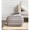 Pouf-ottoman carré de 22 pouces