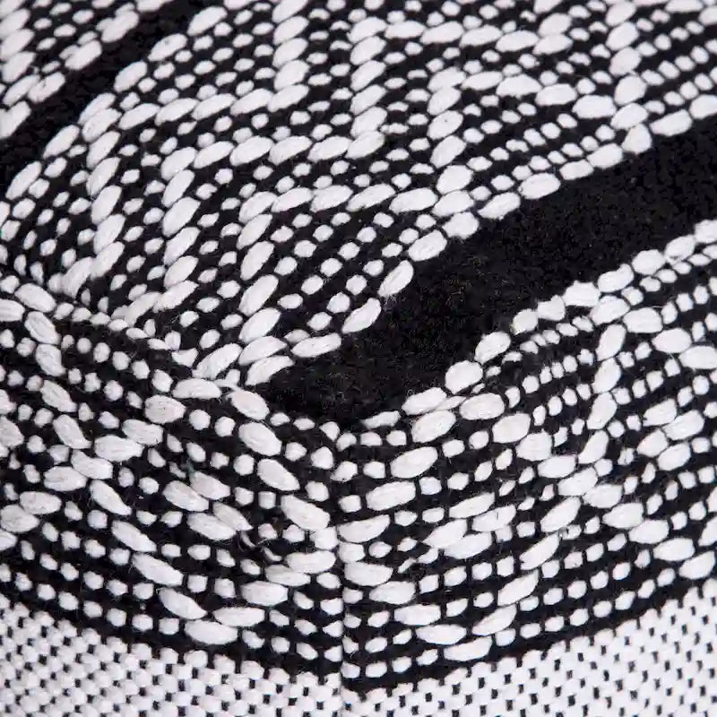 Pouf-ottoman carré de 22 pouces