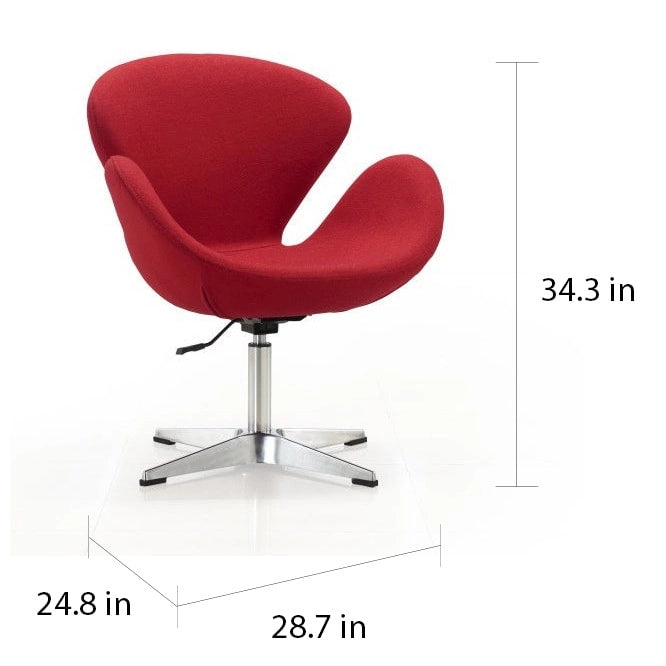 Chaise pivotante réglable contemporaine