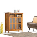 Meuble de rangement pour médias en bois - 39Lx16Px42H