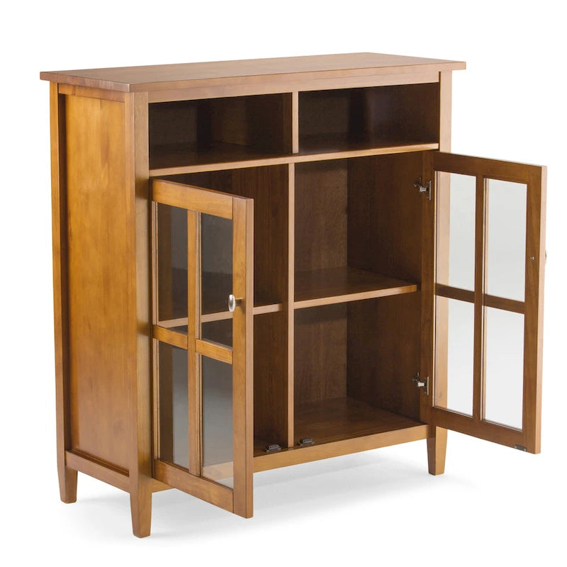 Meuble de rangement pour médias en bois - 39Lx16Px42H