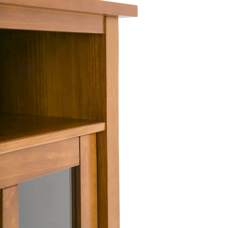 Meuble de rangement pour médias en bois - 39Lx16Px42H