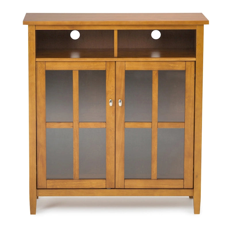 Meuble de rangement pour médias en bois - 39Lx16Px42H