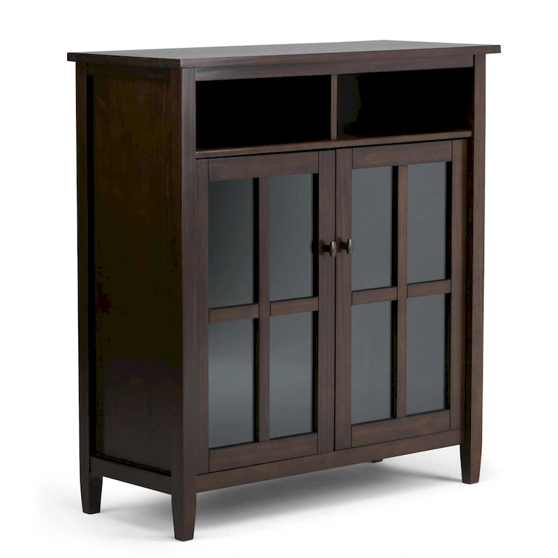 Meuble de rangement pour médias en bois - 39Lx16Px42H