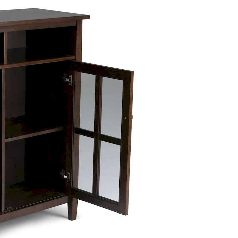 Meuble de rangement pour médias en bois - 39Lx16Px42H
