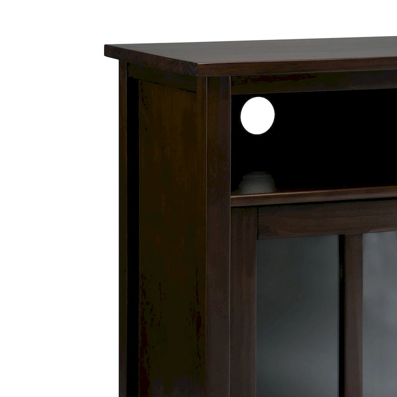 Meuble de rangement pour médias en bois - 39Lx16Px42H
