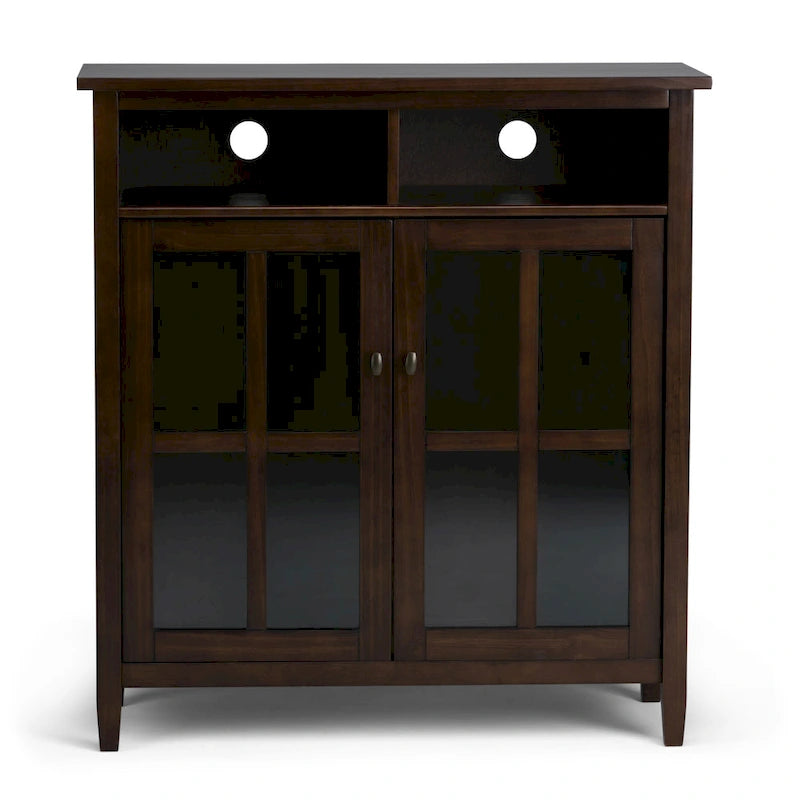 Meuble de rangement pour médias en bois - 39Lx16Px42H