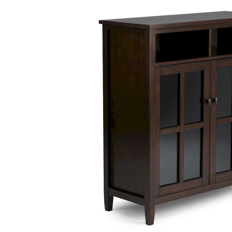 Meuble de rangement pour médias en bois - 39Lx16Px42H
