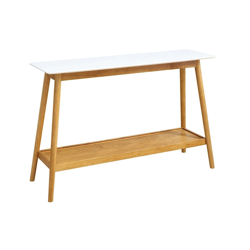 Console Table Mid-Century Laqué Brillant