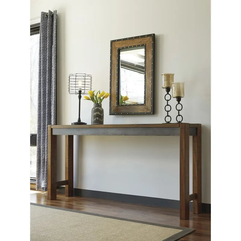 Longue table de comptoir