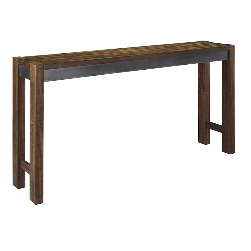 Longue table de comptoir