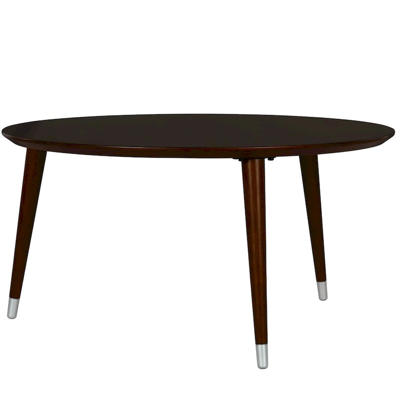 Table basse ronde de style mid-century
