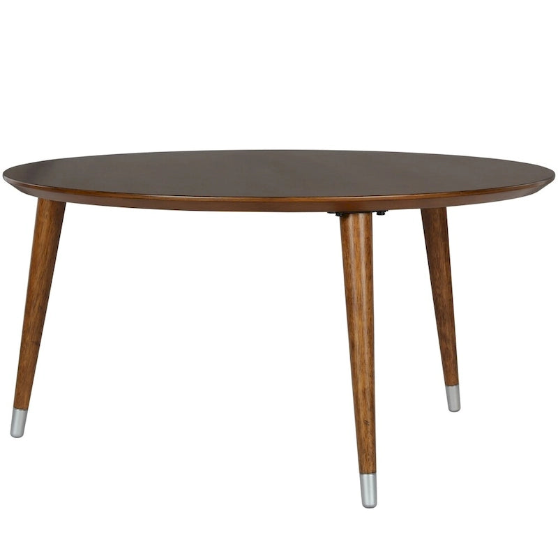 Table basse ronde de style mid-century