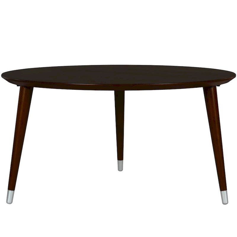 Table basse ronde de style mid-century