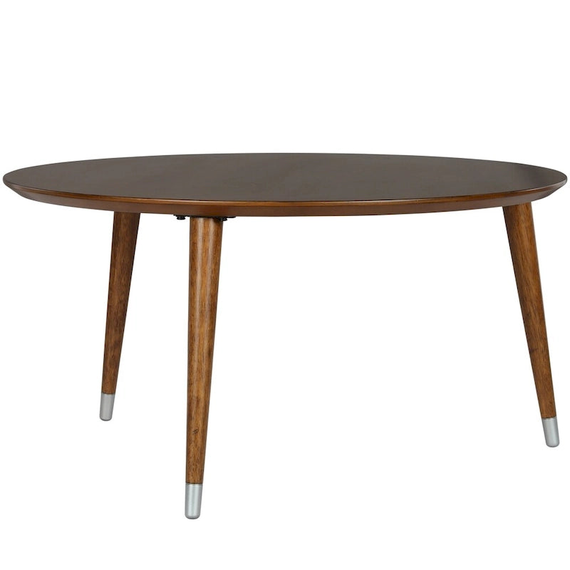 Table basse ronde de style mid-century