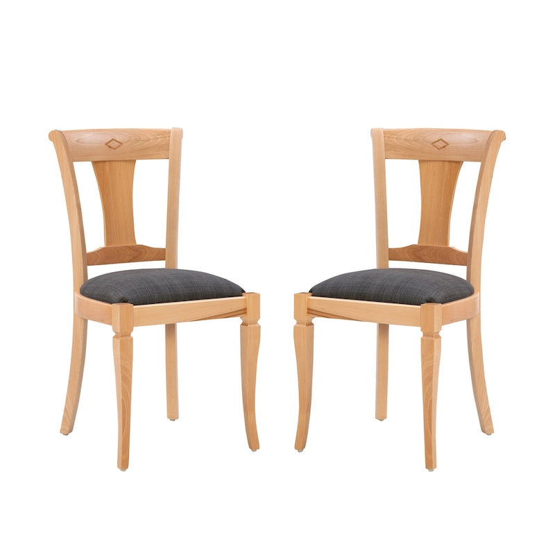 Chaise de salle à manger en bois massif