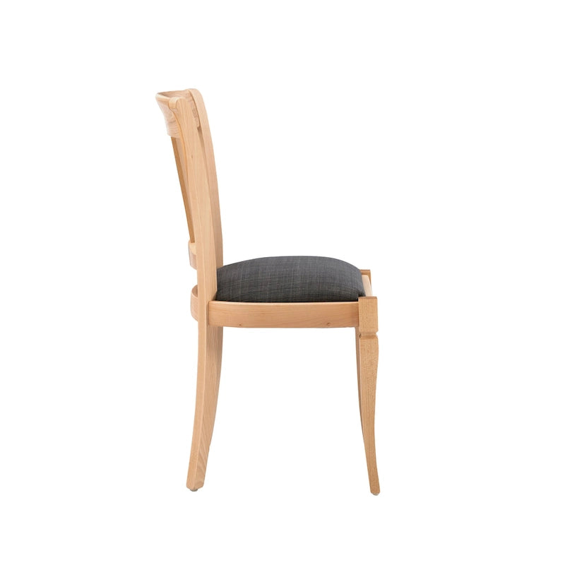 Chaise de salle à manger en bois massif