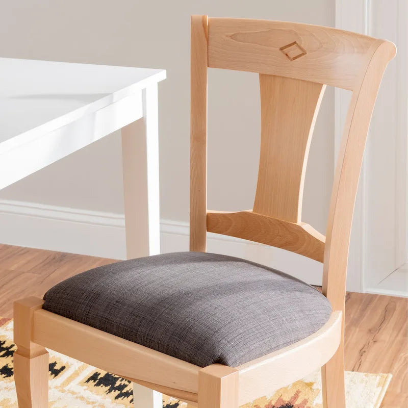 Chaise de salle à manger en bois massif