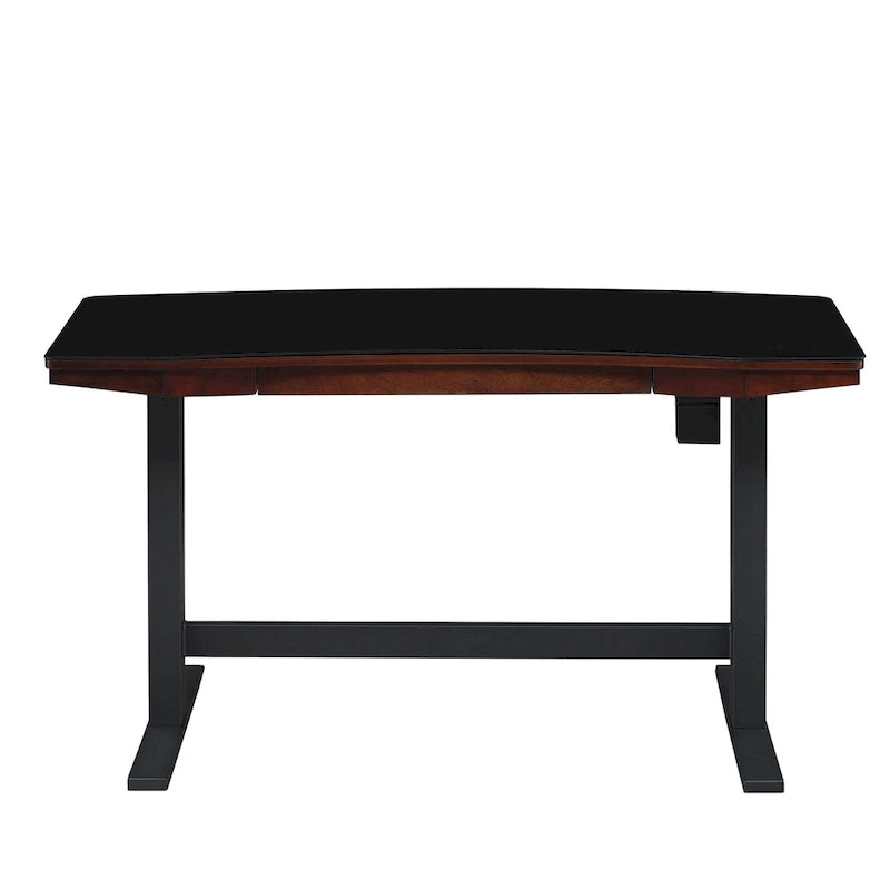 Bureau à hauteur réglable, Merisier Meridian