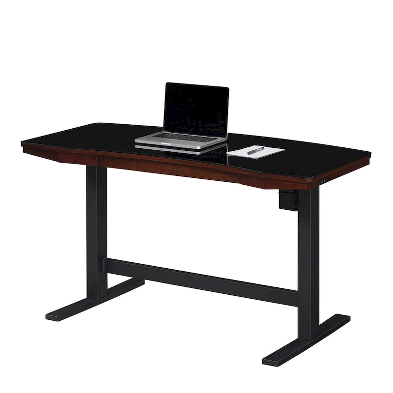 Bureau à hauteur réglable, Merisier Meridian