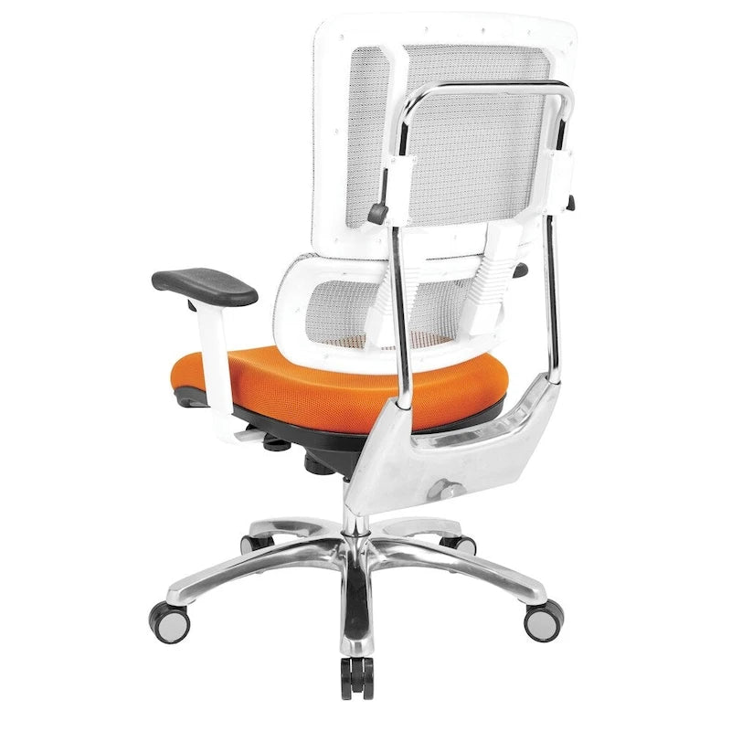Chaise en maille respirante avec assise en tissu personnalisé