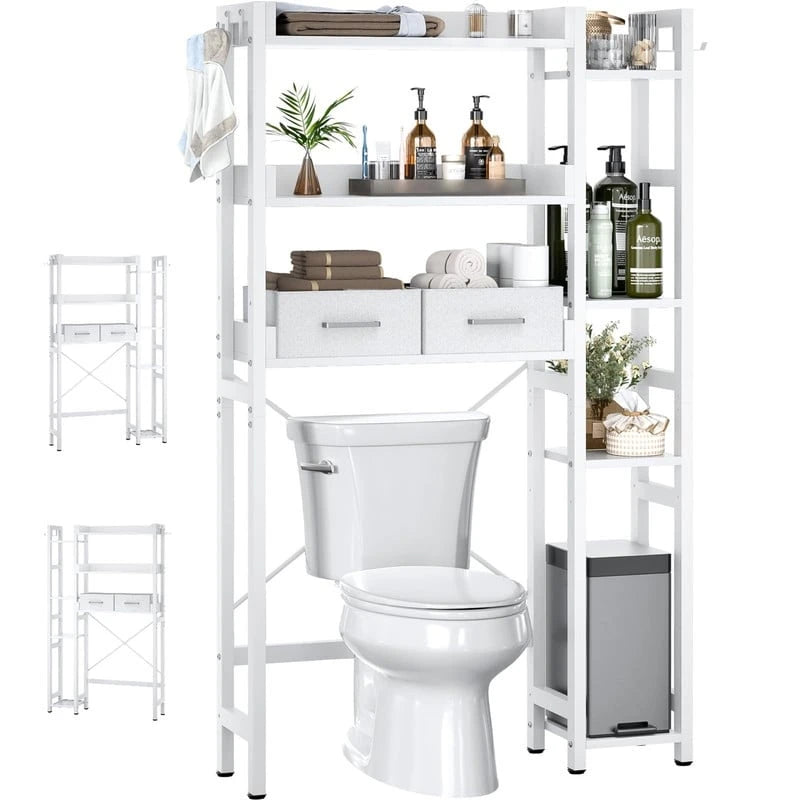 Meuble de rangement pour toilettes - 9,4P x 31,1L x 63,4H