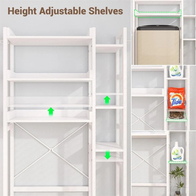 Meuble de rangement pour toilettes - 9,4P x 31,1L x 63,4H