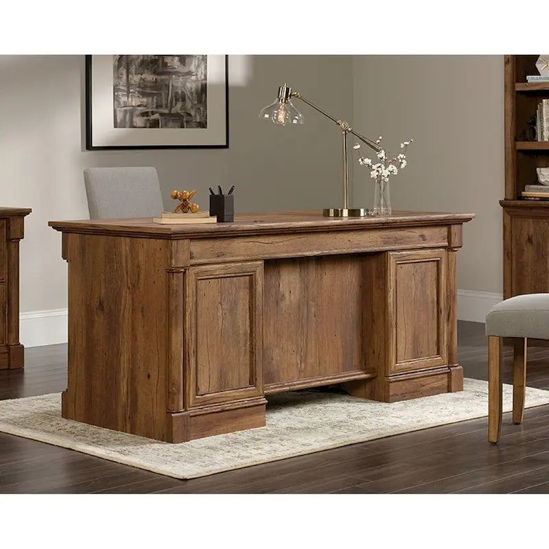 Bureau de direction en chêne vintage