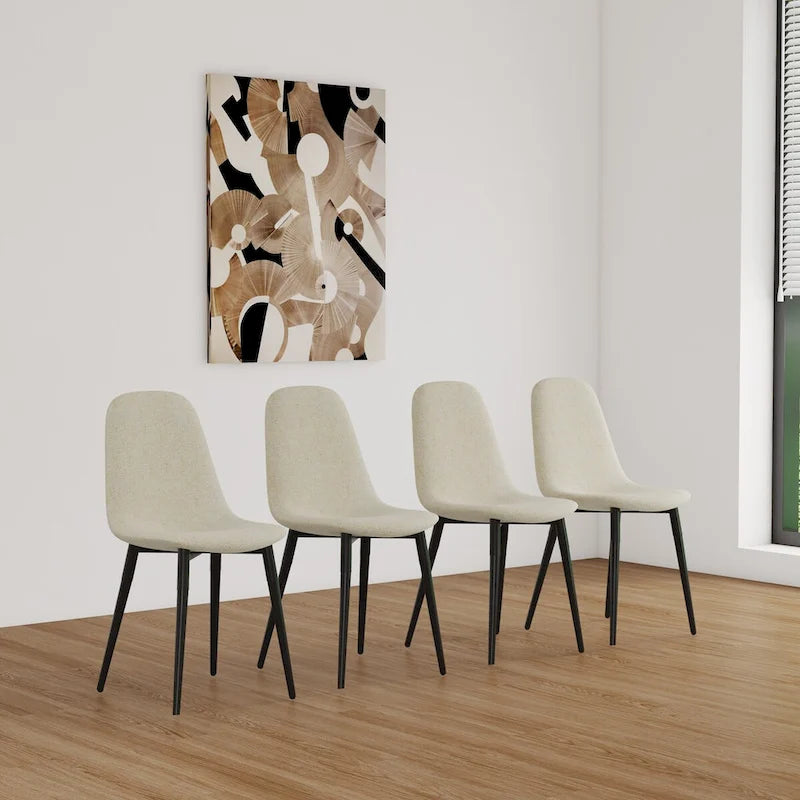 Table de salle à manger Mid-Century en bois avec piètement en métal
