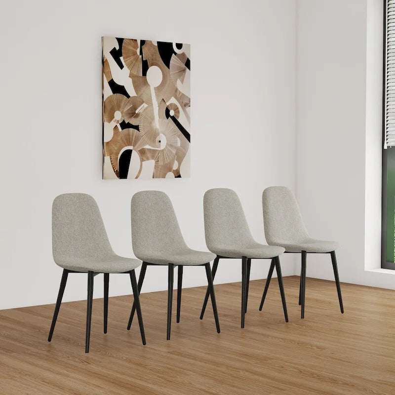 Table de salle à manger Mid-Century en bois avec piètement en métal