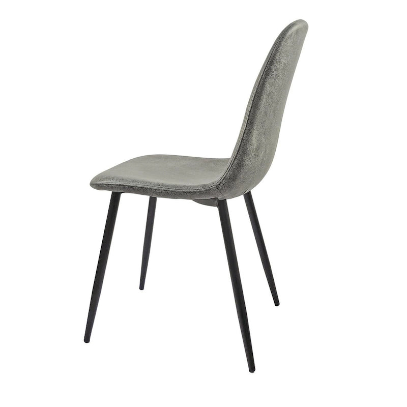 Table de salle à manger Mid-Century en bois avec piètement en métal
