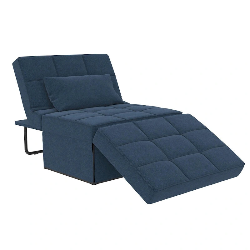 Chaise convertible 4-en-1 – Pouf, chaise longue, canapé et lit