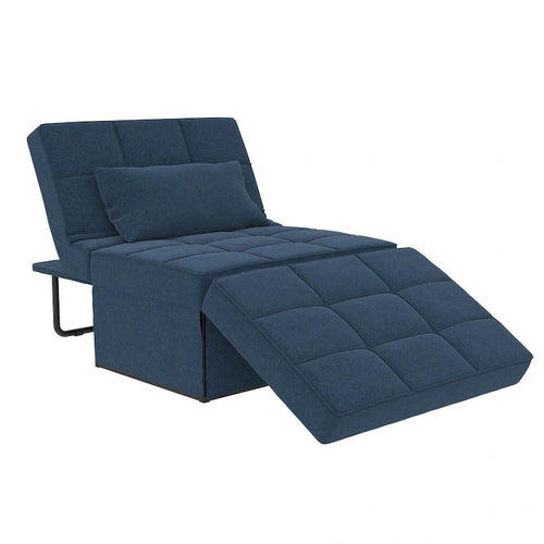 Chaise convertible 4-en-1 – Pouf, chaise longue, canapé et lit
