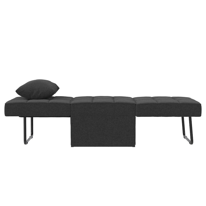 Chaise convertible 4-en-1 – Pouf, chaise longue, canapé et lit