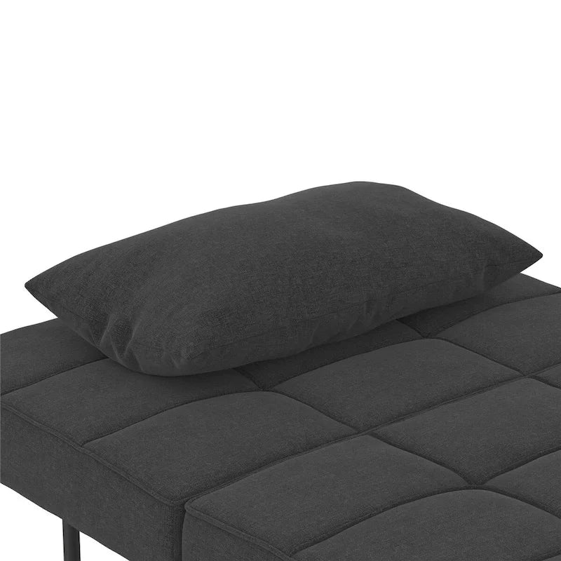 Chaise convertible 4-en-1 – Pouf, chaise longue, canapé et lit