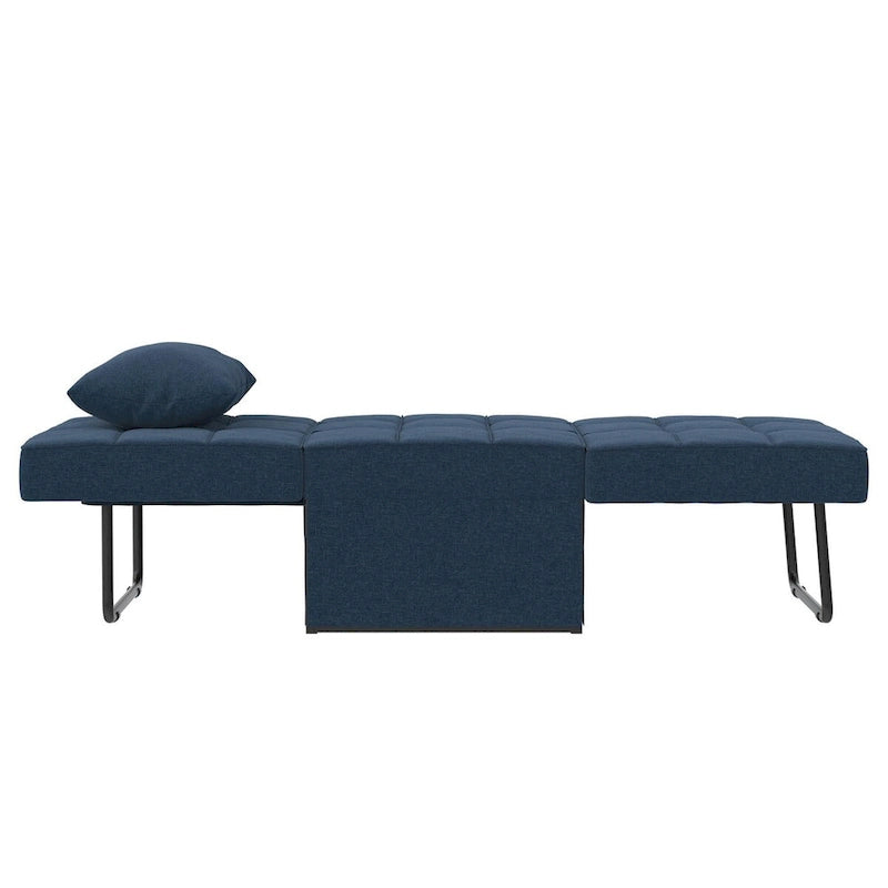 Chaise convertible 4-en-1 – Pouf, chaise longue, canapé et lit