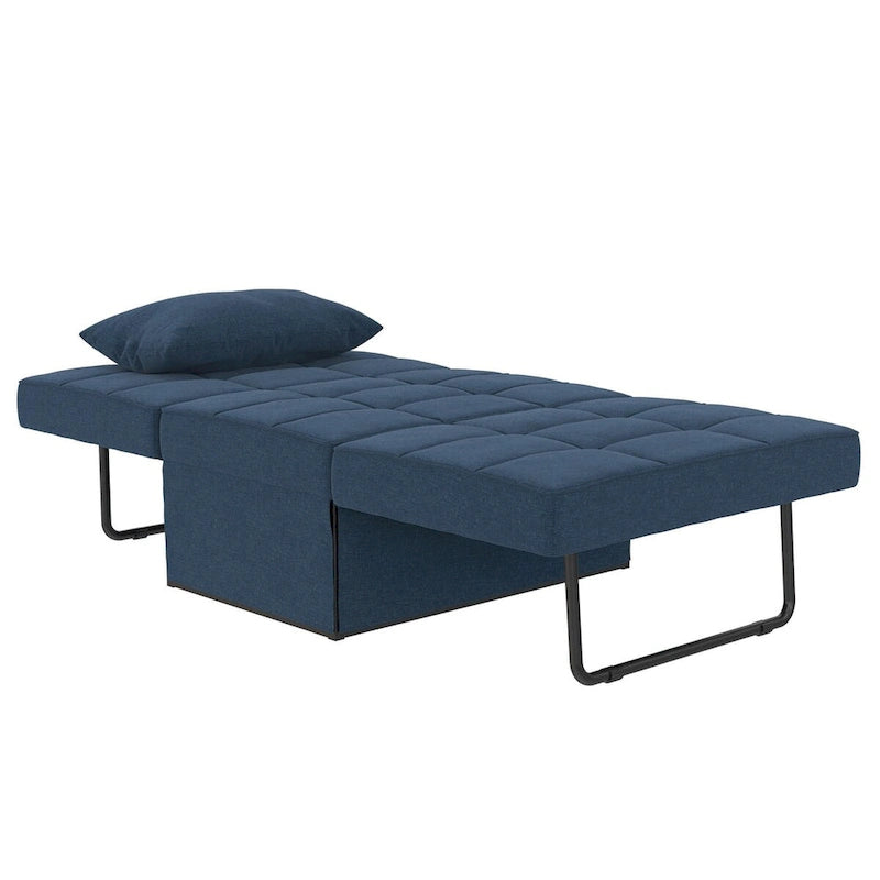 Chaise convertible 4-en-1 – Pouf, chaise longue, canapé et lit