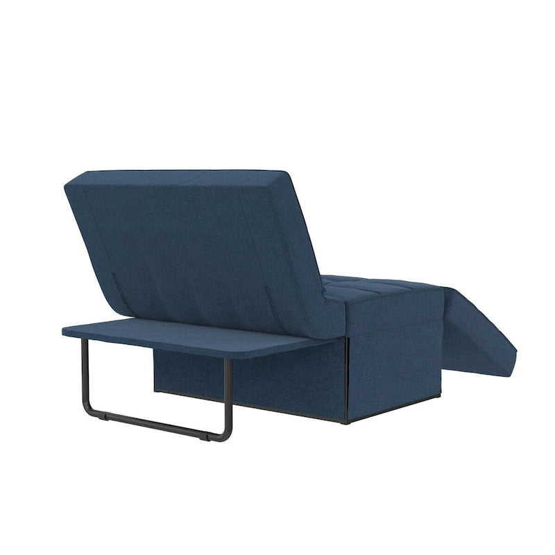 Chaise convertible 4-en-1 – Pouf, chaise longue, canapé et lit
